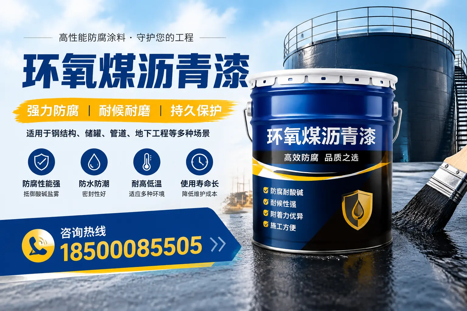 环氧煤沥青漆在工业中的应用,亳州企业的选择